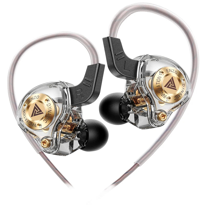 Dynamic Surround Sound Bass Earphones Earbud 3.5MM AUX In-Ear Monitor Headphones HIFI Noise Cancelling Sport Headset