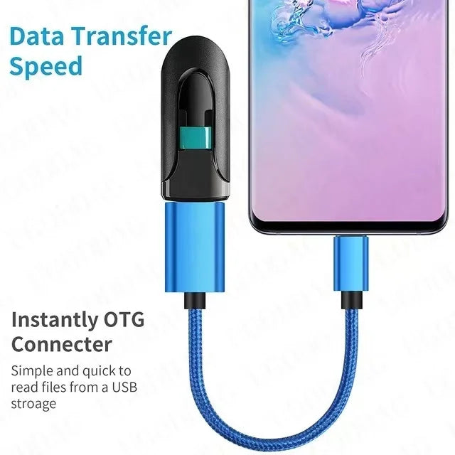 USB-C To USB OTG Adapter Cable USB Type C Male to USB Female Cable Adapter OTG Cable Converter For Xiaomi Samsung MacBook Pro
