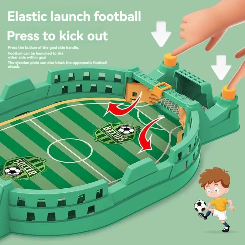 Football Table Mini Tabletop Interactive Game, Soccer Tabletops Competition Sports Games Desktop Catapult Toys for Family Game