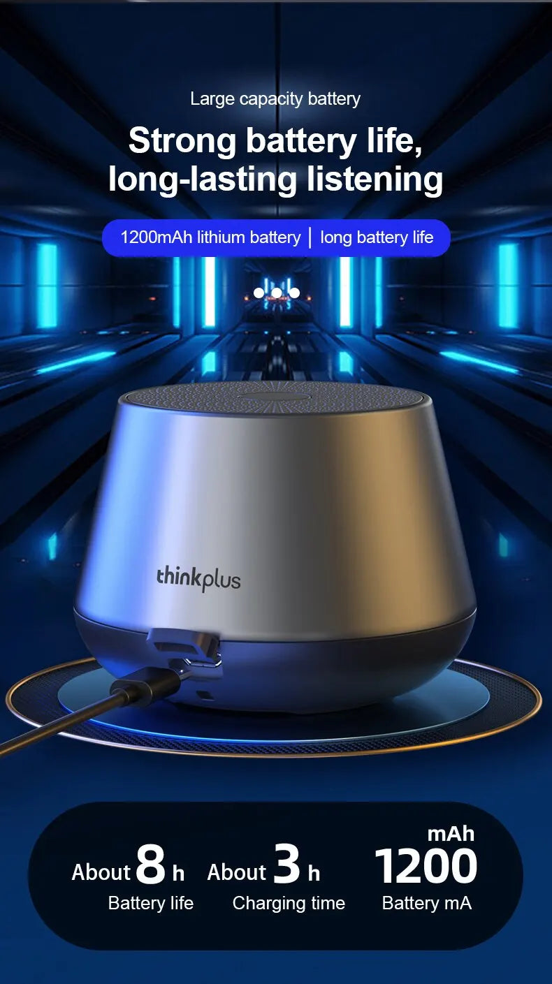 Original Lenovo K3 Pro Bluetooth V5.0 Speaker Big Audio With Deep Bass Sound Outdoor Soundbox Music Portable Camping Loudspeaker