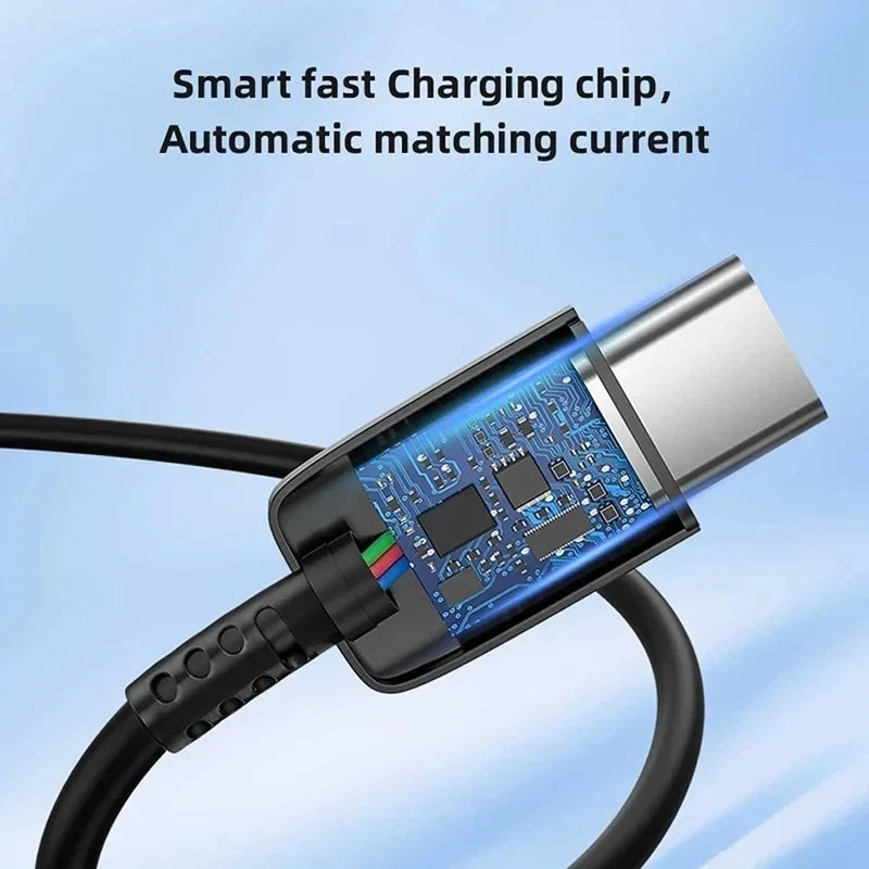 45W 5A PD Dual USB Super Fast Charge Cable for Samsung S22 S23 S24 Plus Note 20 Ultra A53 A54 A55 Quick Charge Data Cable 2m