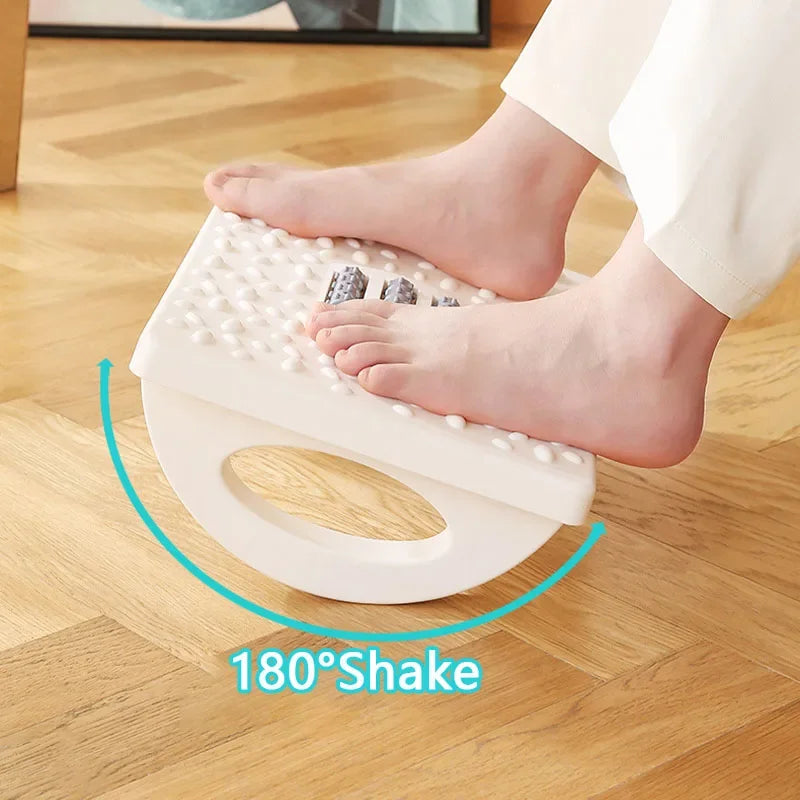 Portability Foot Rest Under Desk Footrest Ergonomic Foot Stool With Massage Rollers Foot Rest For Home Office Work Fast Ship