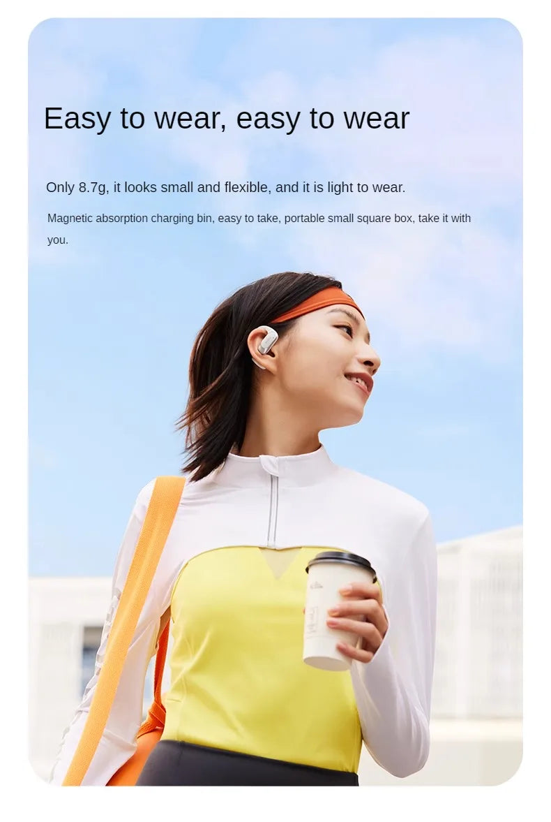Original SHOKZ T511 OpenFit Air Open Earless Wireless Bluetooth Headphones Sports Headphones HD Call Noise Reduction Support APP