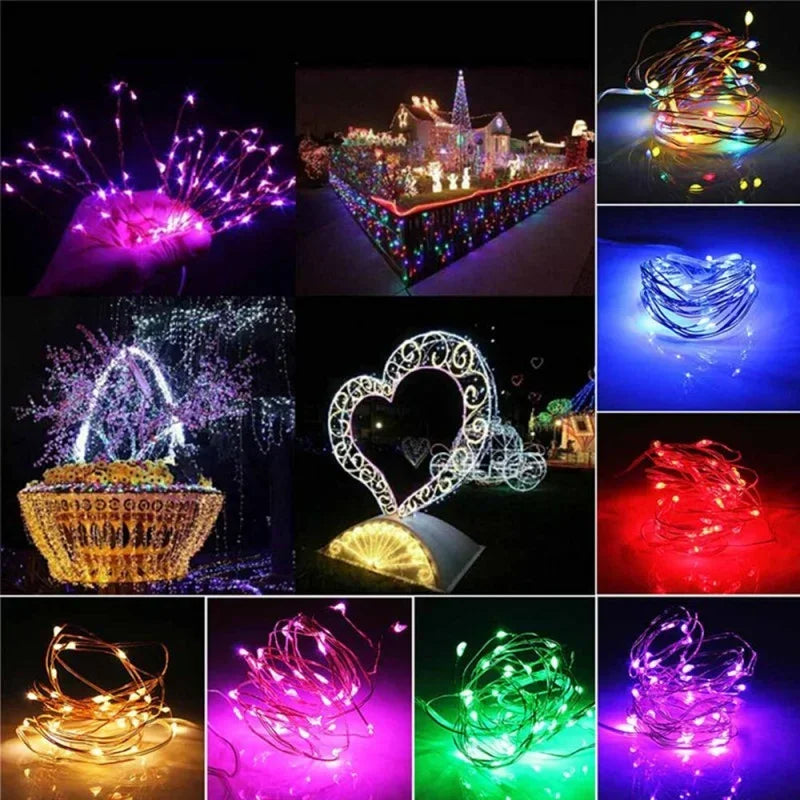 20m USB LED String Lights Fairy String Lights Warm White LED String Lights for Christmas Wedding Party Home Holiday Decoration