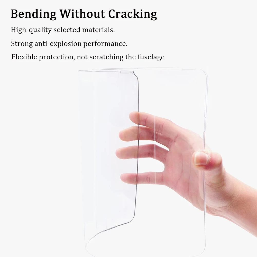 Compatible with MacBook Air 13 Inch Case 2025-2022 M4 M3 M2 Case, For Macbook Pro 14 M4 2024 Cover, Plastic Hard Shell, Crystal