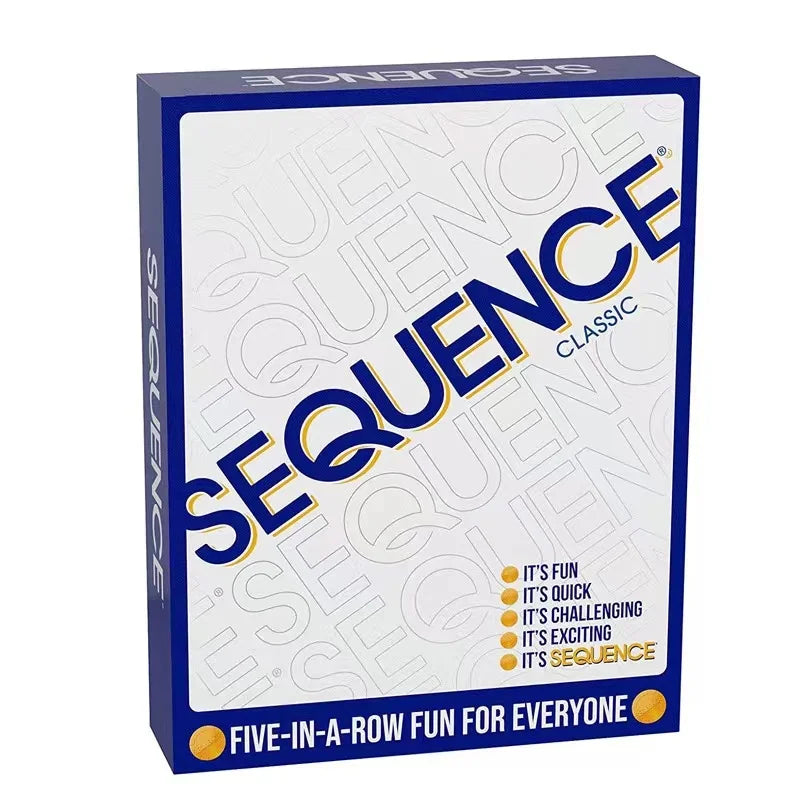 Goliath Games Sequence | Five-in-a-row Fun for Everyone! | Family Strategy Game | For 2 or More Players, Ages 7+