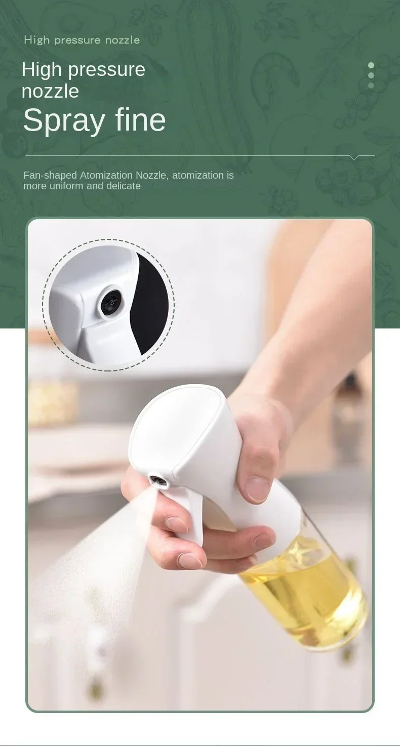 Oil Spray for Cooking Olive Oil Dispenser Plastic Bottle Sprayer Mist-Reusable Food Grade Oil Vinegar Spray Kitchen Accessories